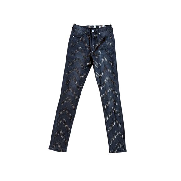 PTCL Shiny Stones Wave Skinny Jeans Size 26 - Picture 2 of 11